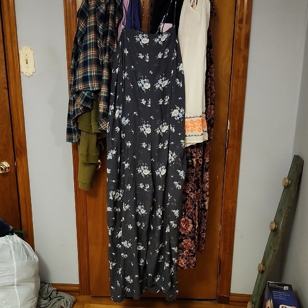 Floral Maxi Jumpsuit